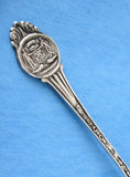 Sterling Silver Wausau Wisconsin Souvenir Spoon 1890s Mechanics Silver Co Engraved Bowl