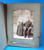 Celluloid Photo Album Renaissance Musicians With Photos Late Victorian 1890s Cabinet Cards