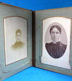 Celluloid Photo Album Renaissance Musicians With Photos Late Victorian 1890s Cabinet Cards