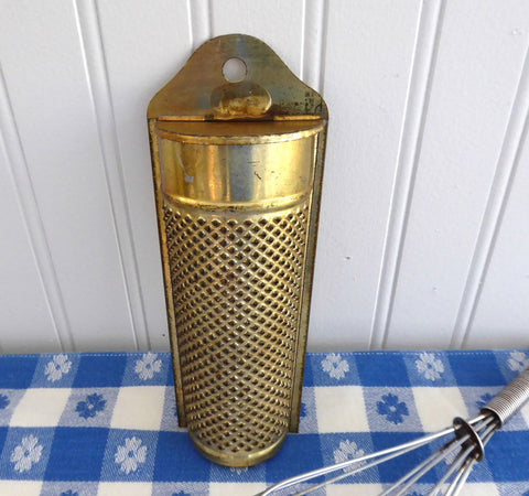 Victorian Era Tin Nutmeg Grater Coffin Shape Gold Washed UK 1890s Punc –  Antiques And Teacups