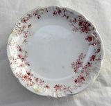 Antique Transferware Butter Pats Pair of Ridgways Naples Wreath And Mulberry Foliage