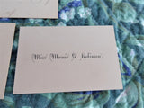 Victorian Calling Cards Visiting Cards 4 Gift Cards 1890s Victoriana Antique Ephemera Teatime Decor