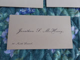 Victorian Calling Cards Visiting Cards 4 Gift Cards 1890s Victoriana Antique Ephemera Teatime Decor