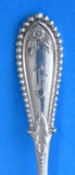 Sterling Silver Spoon Muscatine Iowa Souvenir 1890s Engraved Monogram O
