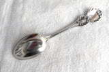 Fancy Bristol Colorado Sterling Silver Souvenir Spoon 1890s Fully Embossed Engraved Bowl