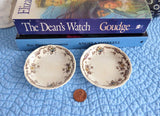 Antique Butter Pat Pair Brown Transferware Ventnor 1890s Boote England