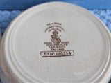 Antique Butter Pat Pair Brown Transferware Ventnor 1890s Boote England