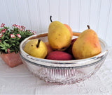 Superb Bowl Hoare Brilliant Crystal Bowl 1897 Gorham Sterling Silver Rim Centerpiece