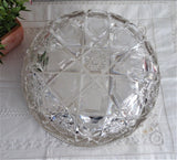Superb Bowl Hoare Brilliant Crystal Bowl 1897 Gorham Sterling Silver Rim Centerpiece