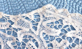 Antique Lace Collar Tape Lace Bobbin Lace Flemish 1900 Hand Made White Lace