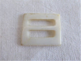 Set Of 3 Antique Buckles Mother Of Pearl Victorian Fashion Sewing Craft Costume 1900
