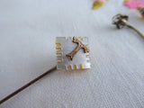 Edwardian Stick Pins 4 Hat Pins 1900 Lapel Pins Tea Party Antique Accessories Set
