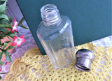 Edwardian Vanity Case Items Chrome 4 Items Glass Bottles Soap Box Scissors Travel