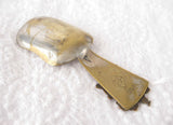 Blackpool Edwardian Tea Caddy Spoon Souvenir England Tea Scoop Enamel Finial 1900-1910