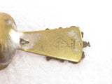 Blackpool Edwardian Tea Caddy Spoon Souvenir England Tea Scoop Enamel Finial 1900-1910