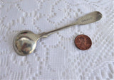 Mustard Spoon Master Salt Spoon William Page 1910s England Silver Plate Fiddle Back