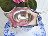 Gorham Sterling Silver Tea Strainer Ebony Handle Heavy 1890s Tea Leaf Catcher AMH