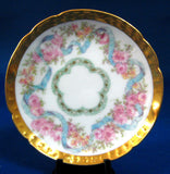 Haviland Limoges Butter Pat Ornate Floral Gold Roses Antique 1900-1910