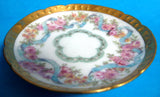 Haviland Limoges Butter Pat Ornate Floral Gold Roses Antique 1900-1910