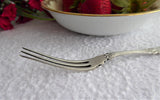 Strawberry Fork Newton Rogers Raleigh 3 Prong Fork 1900 Silver Plate No Monogram