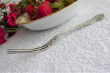 Strawberry Fork Newton Rogers Raleigh 3 Prong Fork 1900 Silver Plate No Monogram