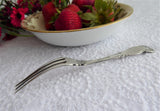 Strawberry Fork Newton Rogers Raleigh 3 Prong Fork 1900 Silver Plate No Monogram