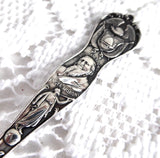 Spoon Sterling Silver Utah Souvenir Spoon 1900 Brigham Young Moroni Pavilion