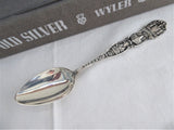 Ornate Sterling Silver Souvenir Spoon Vancouver BC 1900 Fully Embossed Joseph Mayer