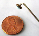 Stick Pin Moonstone Cravat Pin Lapel Pin Antique 1900-1910 Edwardian Tie Pin