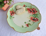 Poppies Plate Hand Painted Plate Haviland Limoges France 1910s Artistan
