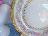 Gorgeous Haviland Limoges Side Plate Ornate Floral Gold Roses Antique 1900-1910