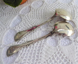 Soup Spoon Pair Hanover Rogers 1901 Bouillion Art Nouveau Silverplate No Mono