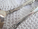 Soup Spoon Pair Hanover Rogers 1901 Bouillion Art Nouveau Silverplate No Mono