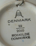 Royal Copenhagen Plate Roskilde Denmark Plaquette Tea Bag Holder Teabag Caddy Small Plate