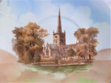 Cake Plate Shakespeare Burial Holy Trinity Church Stratford 1904-1906 Edwardian