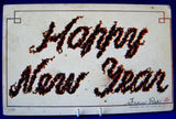 Postcard Happy New Year Glitter 1906 Ullman Mfg Antique Non Divided Back