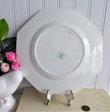 Fantasy Bird Plate Pink Hexagonal Edwardian Fantasy Bird Wedgwood 1906