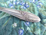 Vintage Silverplate Spoons Set of 3 Sugar 2 Serving Queen Bess Sheraton Regent Shabby
