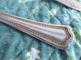 Vintage Silverplate Spoons Set of 3 Sugar 2 Serving Queen Bess Sheraton Regent Shabby