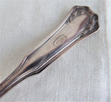 Vintage Silverplate Serving 4 Pieces 1910-1940 Meat Fork Spoon Butter Sugar Spoon