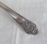 Vintage Silverplate Serving 4 Pieces 1910-1940 Meat Fork Spoon Butter Sugar Spoon