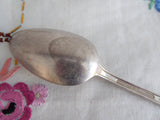 Vintage Silverplate Serving 4 Pieces 1910-1940 Meat Fork Spoon Butter Sugar Spoon