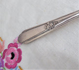 Vintage Silverplate Serving 4 Pieces 1910-1940 Meat Fork Spoon Butter Sugar Spoon