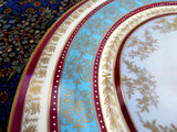Royal Vienna Style Cabinet Plate Empress Josephine Hand Painted Ornate French Empire Revival
