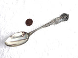 Vermont State Spoon Antique Wm Rogers Silver Eagle Forest 1910s US State Spoon