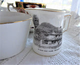 Shelley Cream and Sugar Basin Ye Olde Mint House Pevensey Milk Sussex 1910s