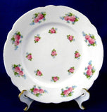 Shelley Salad Plate Dessert Roses Forget-Me-Nots Gainsborough 7 Inches In Diameter