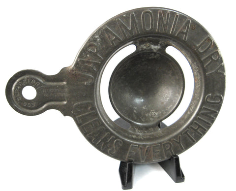 Tin Advertising Egg Separator Jap Ammonia 1910s Dry Cleans Everything