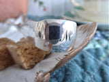 English Hallmarked Sugar Tongs Sterling Silver 1910 Fletcher Sheffield Initial W Or M