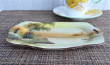 Noritake Nippon Plate Hand Painted Scene Rectangular 1910s Lemons Pen Tray Teabags